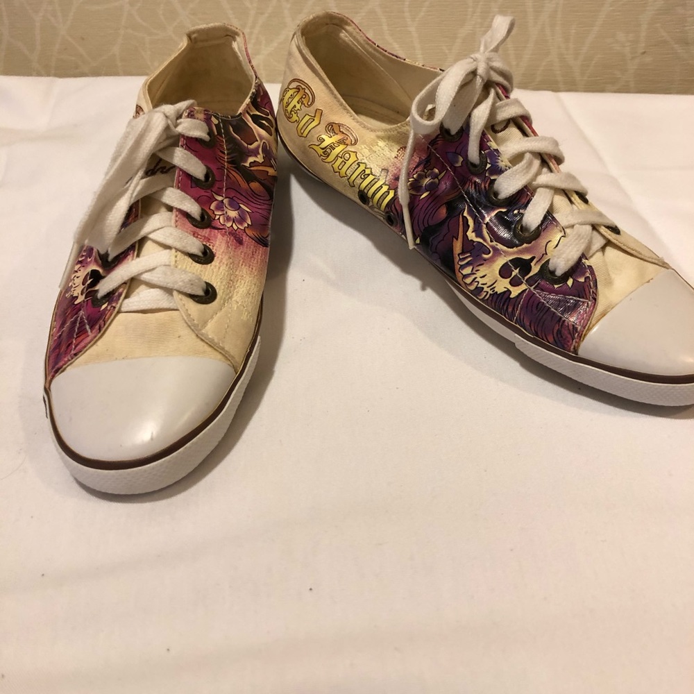 NWOB Ed Hardy Canvas Sneakers
